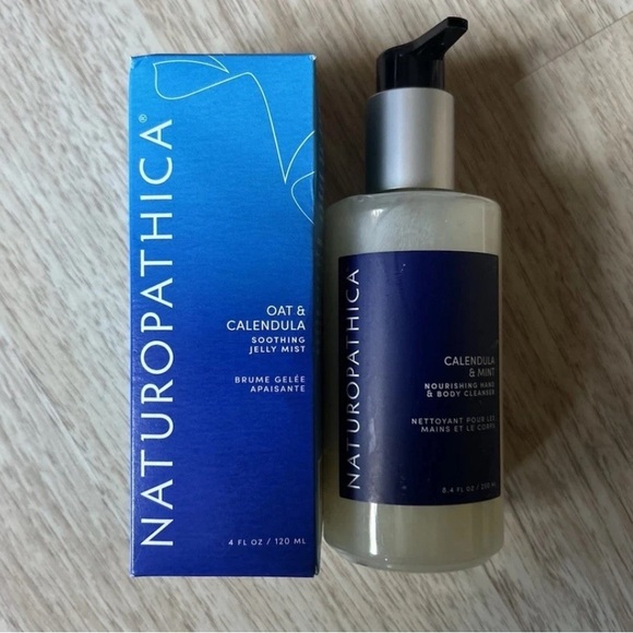 NWT Naturopathica Oat & Calendula Soothing Mist, Calendula & Mint Cleanser. - Picture 1 of 1